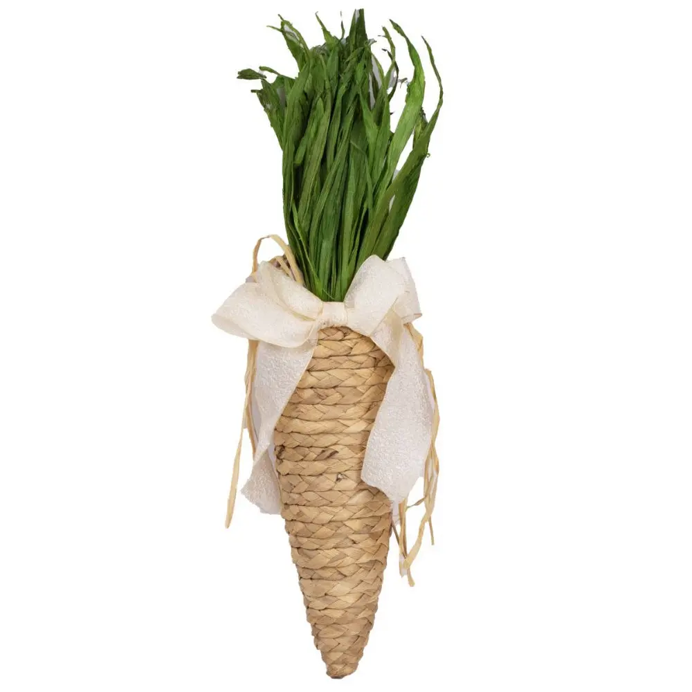 Royal Standard Whinston Jute Carrot Door Hanger - 15.5" 1