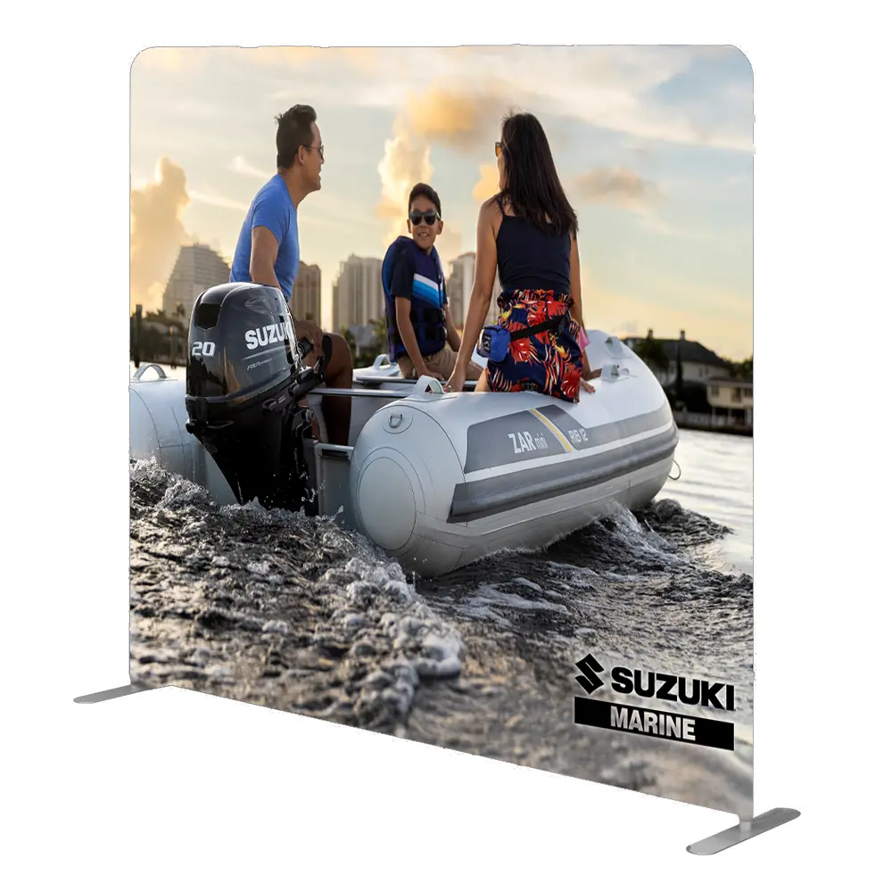 Small Hp - Stretch Fabric Panel With 8' Frame 1