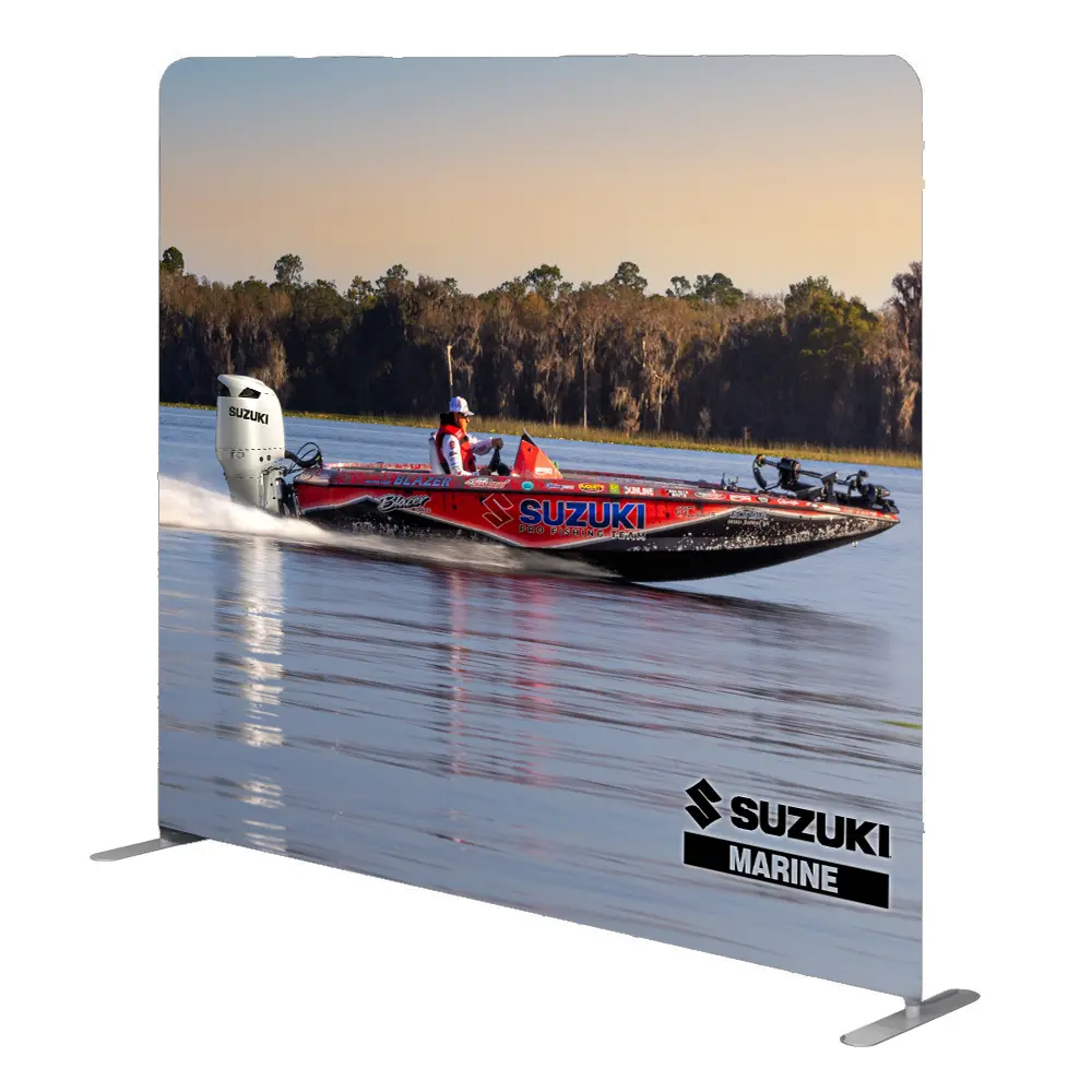 Bass Fishing - Stretch Fabric Panel With 8' Frame 1