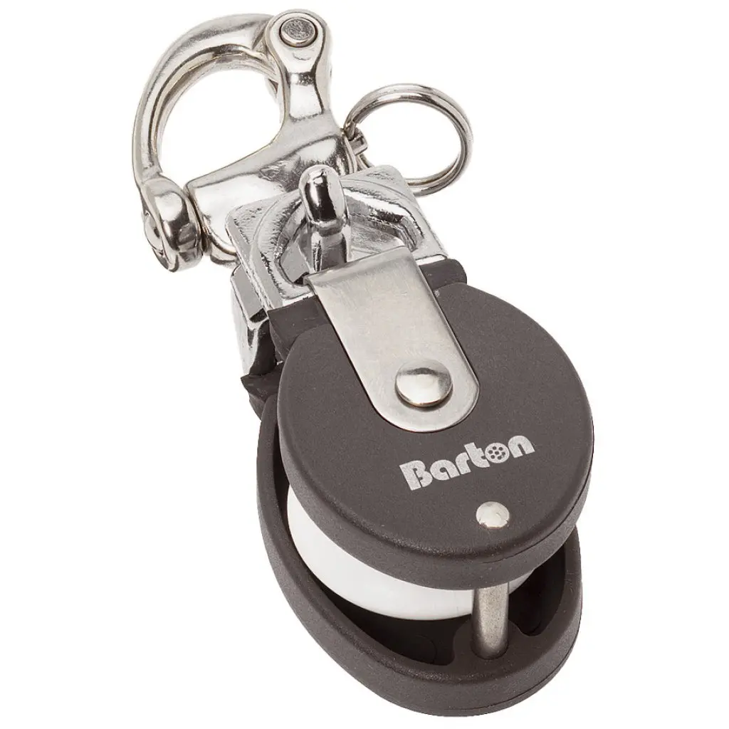 Barton Snatch Block W/Ss Snap 1.38" (35Mm) Sheave 1