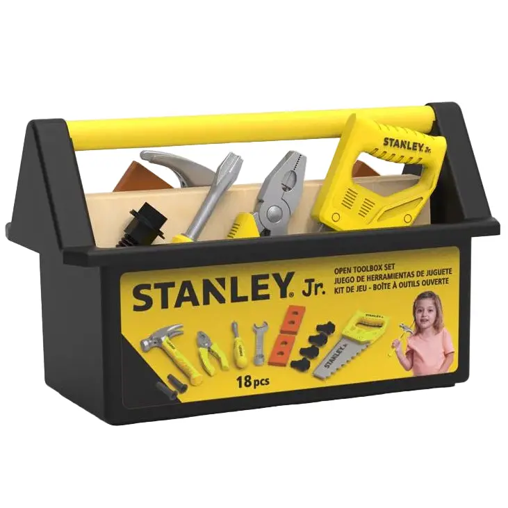 Stanley Jr. Pretend Play Toolbox Set - 18 Pc. 1