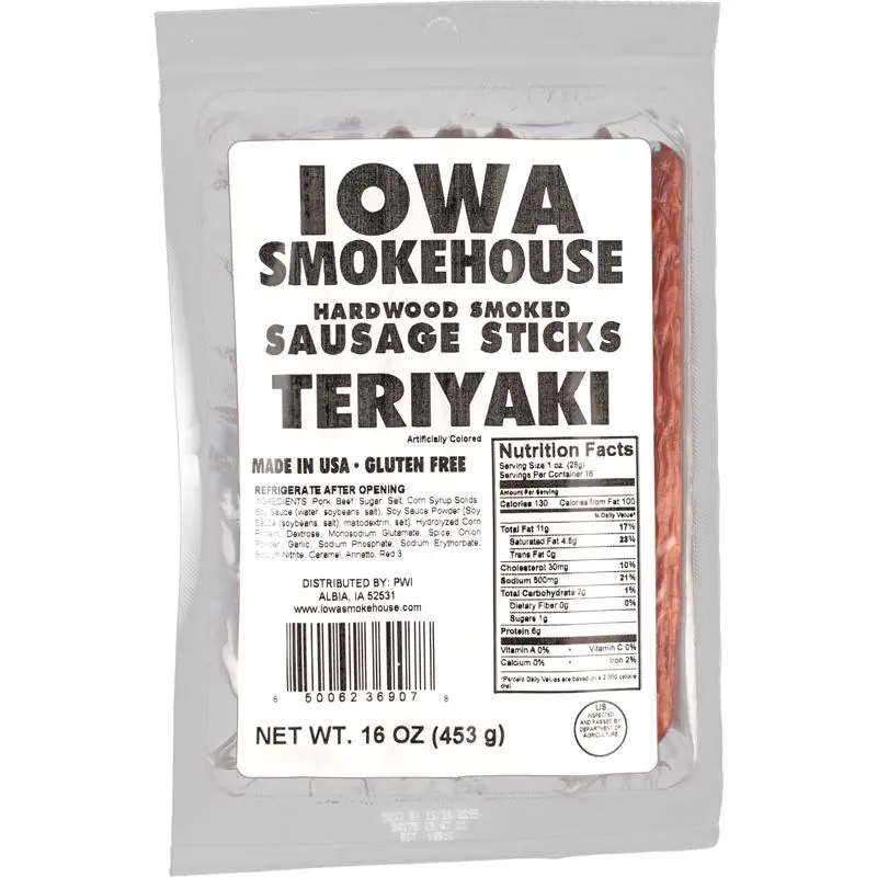 Iowa Smokehouse Sausage Sticks - 16 Oz. 3
