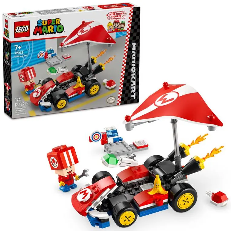 Lego Super Mario Kart Pit Stop Set - 174 Pc. 1