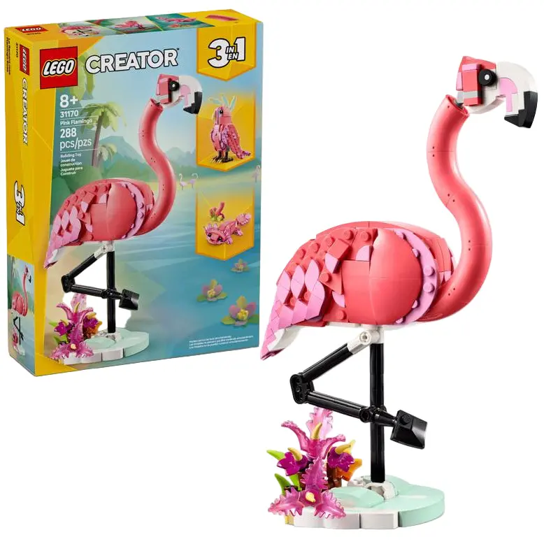 Lego Creator 3-In-1 Flamingo / Axolotl - 288 Pc. 1
