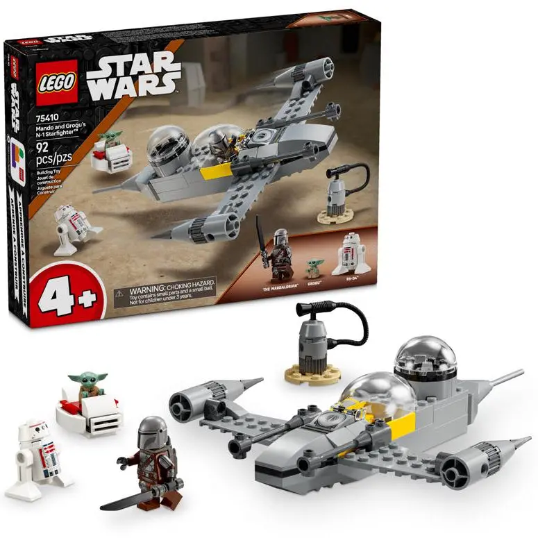 Lego Star Wars Mando & Grogu's N-1 Starfighter Set - 92 Pc. 1