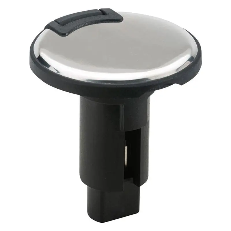Attwood 910R2psb-7 - 910T Series Round Stainless Steel Cover 2-Pin Plug-In Base 1