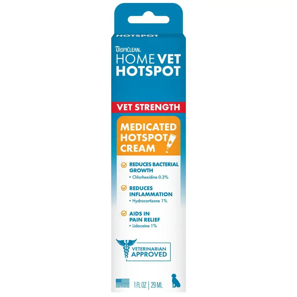 Tropiclean Homevet Medicated Hot Spot Cream - 1 Oz. 1