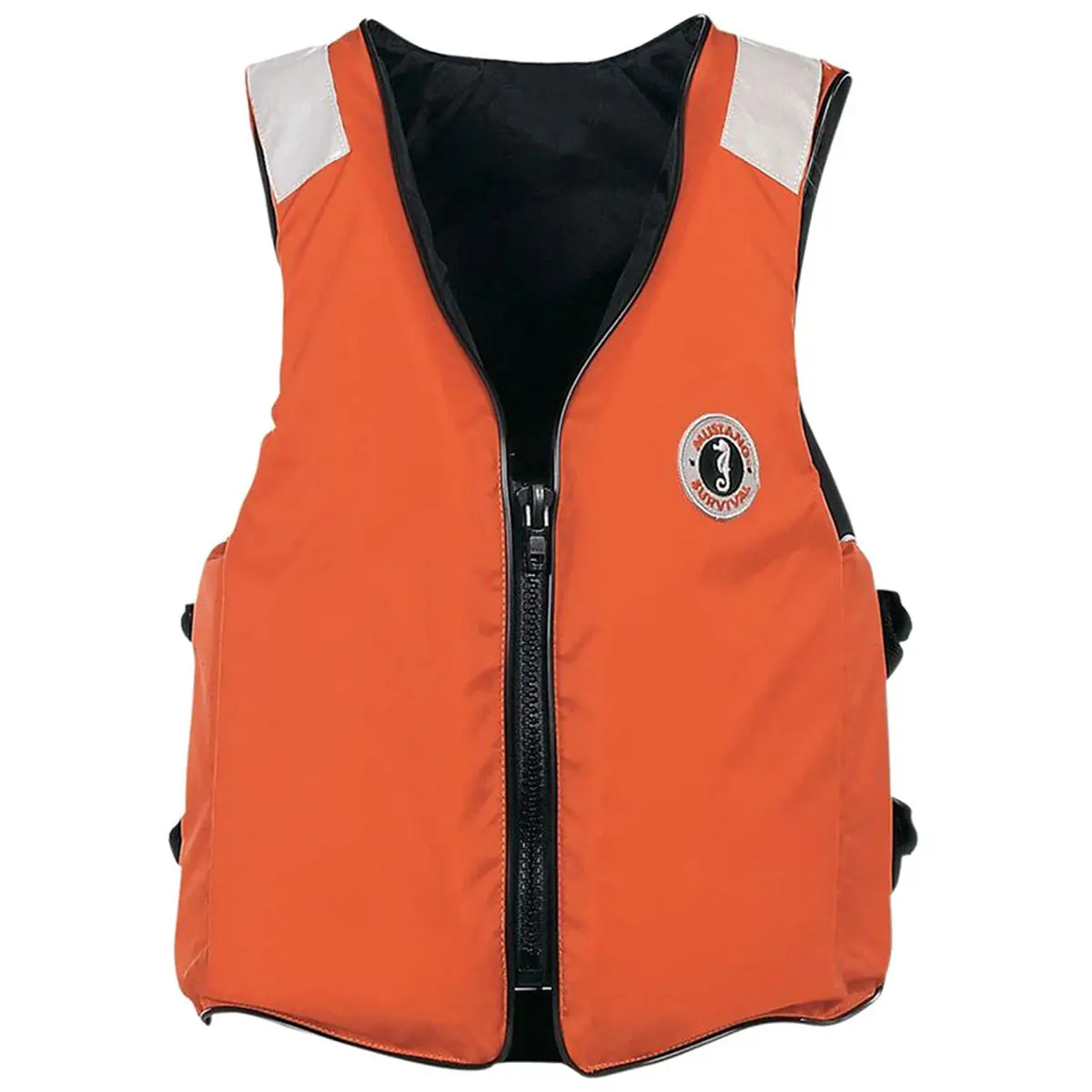 Mustang Survival Classic Industrial Flotation Vest With Solas Reflective Tape 1
