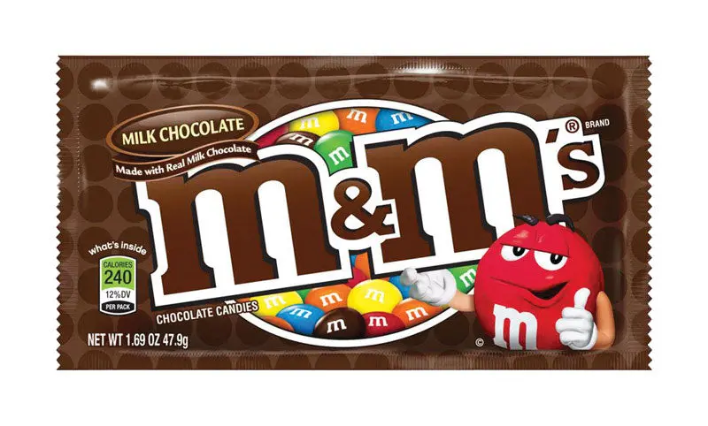 M&M's - 1.69 Oz. & 3.14 Oz. 2