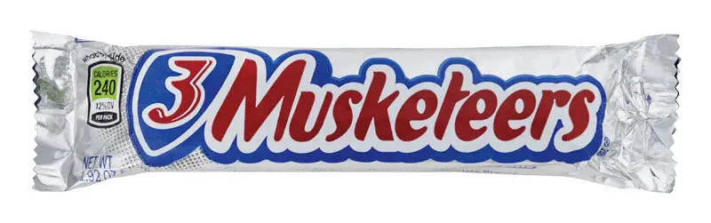 3 Musketeers - 1.92 Oz. & 3.28 Oz. 1