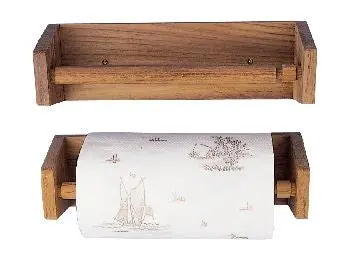 Teak Kitchen Roll Holder 1