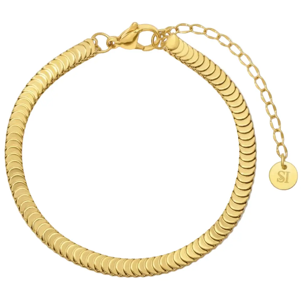 Splendid Iris "Many Moons" Gold Chain Bracelet 1