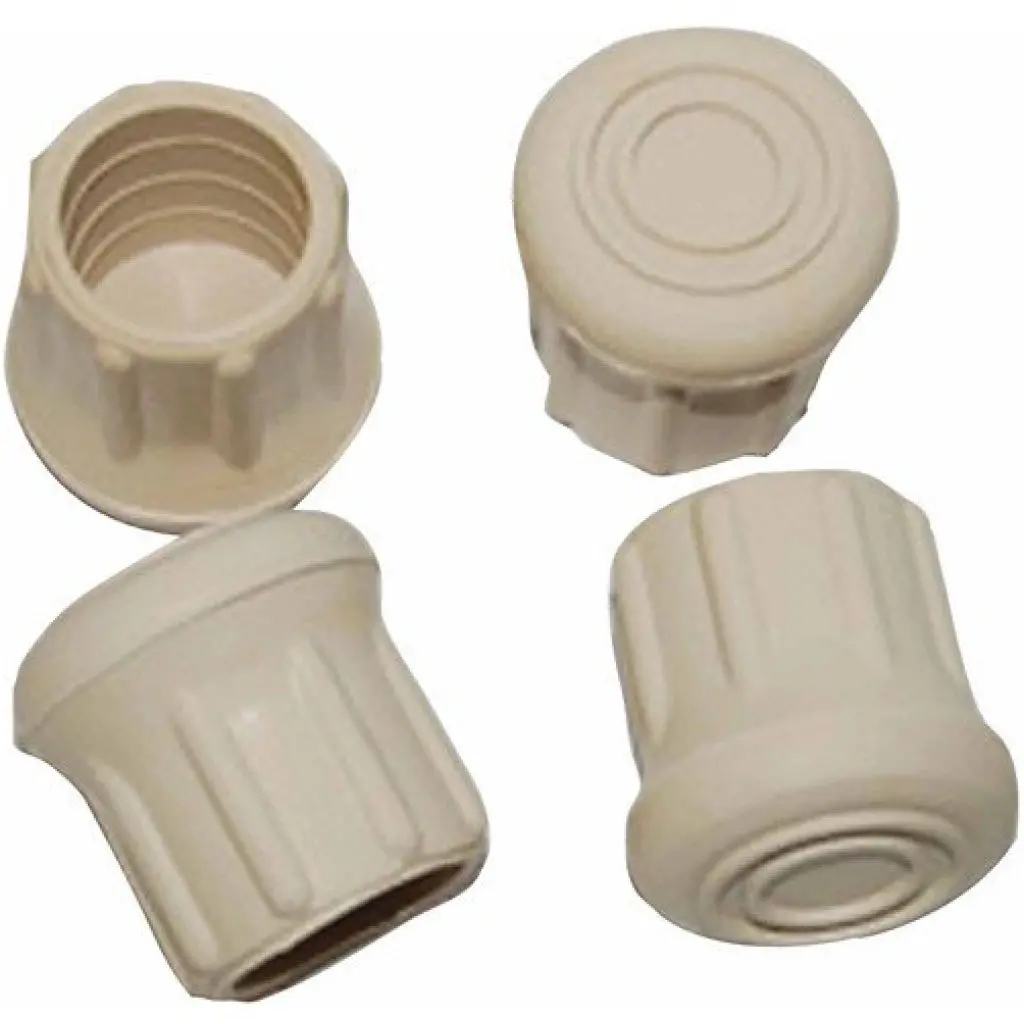 Rubber Chair Leg Tip - 7/8" Off-White 4/Pack 1