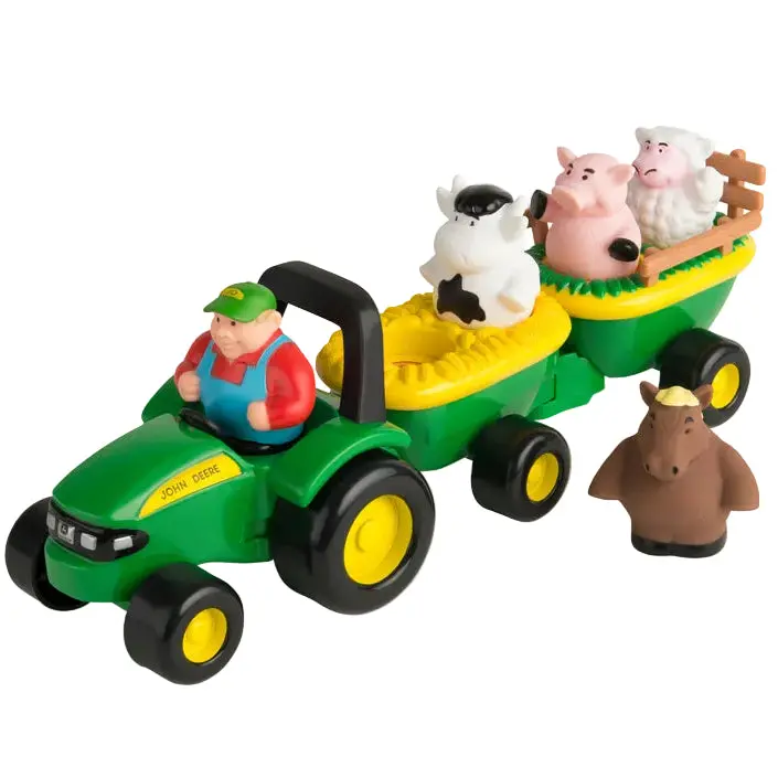 Tomy John Deere Animal Sounds Tractor Playset - 5 Pc. 1
