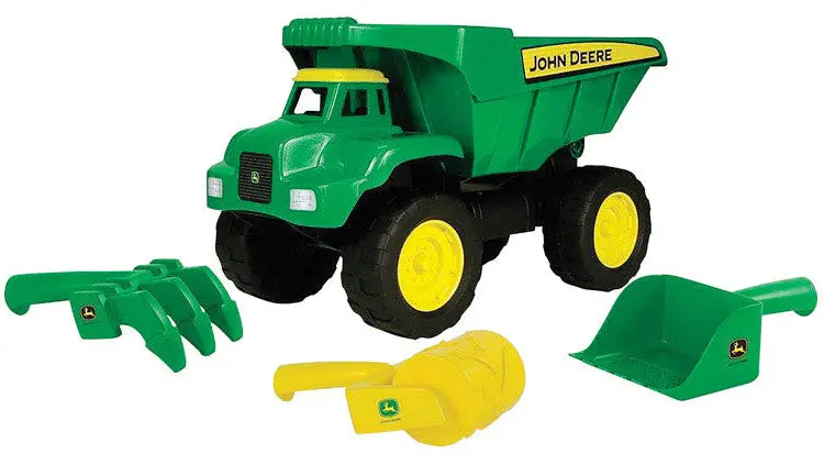 Tomy John Deere "Big Scoop" Sandox Dump Truck Set - 4 Pc. 1
