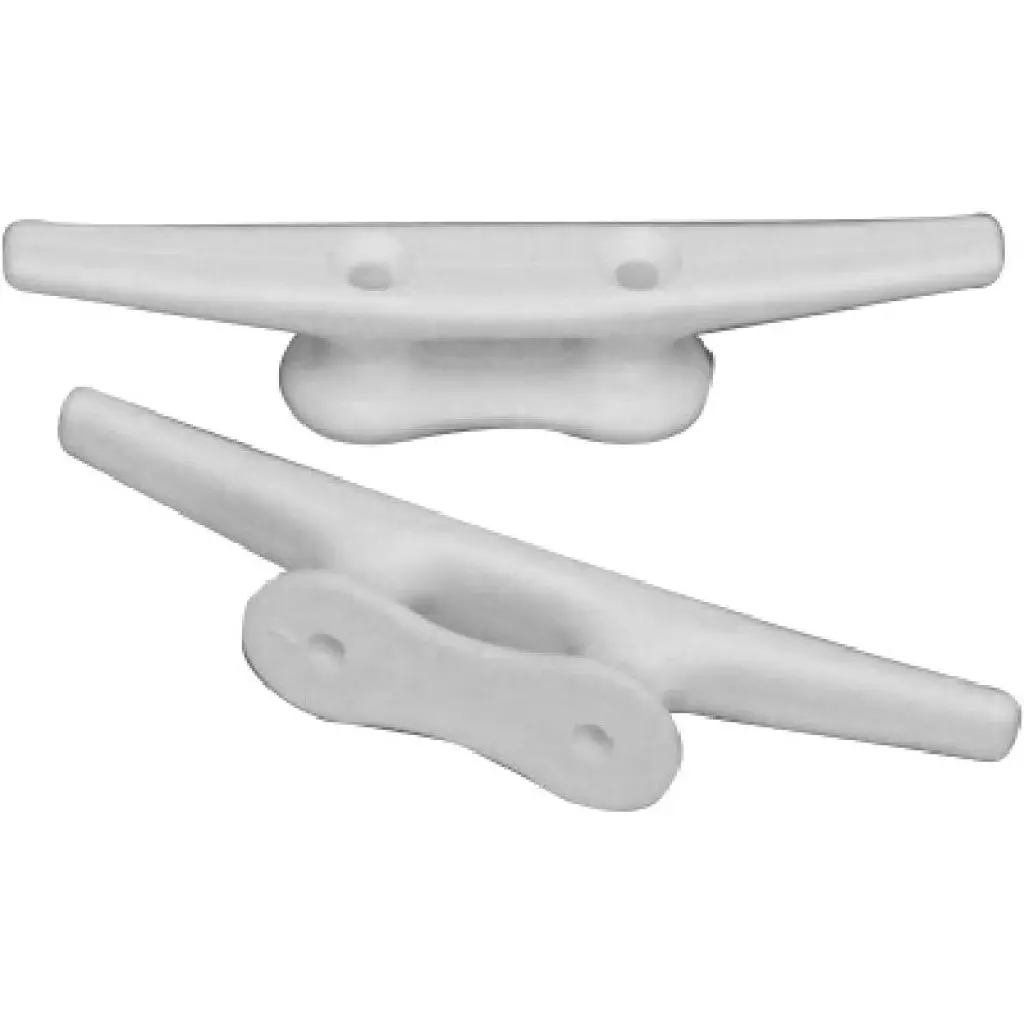 Open Base Cleat - White 4-1/2" 1