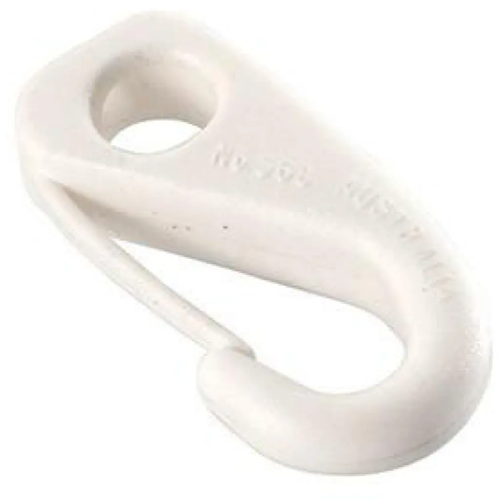 White Nylon Hook 5/16 For Shock Cord 1