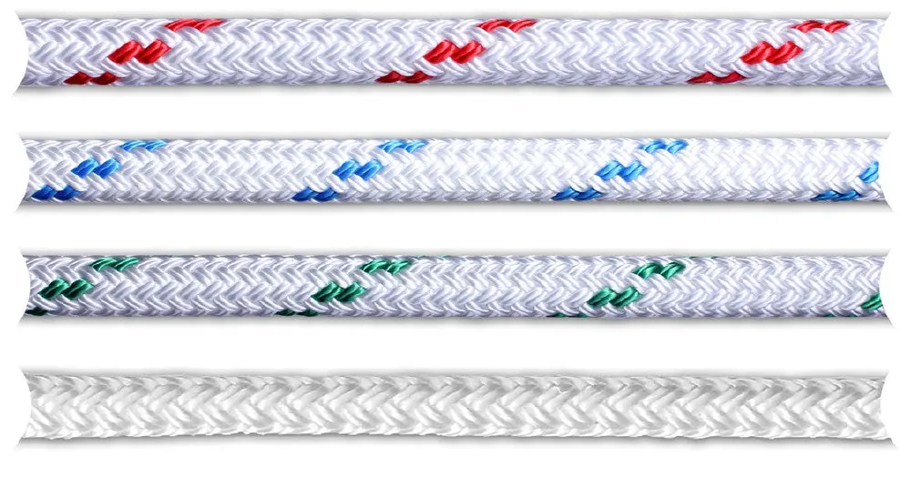 English Braid - Braid On Braid White With Fleck Rope 1