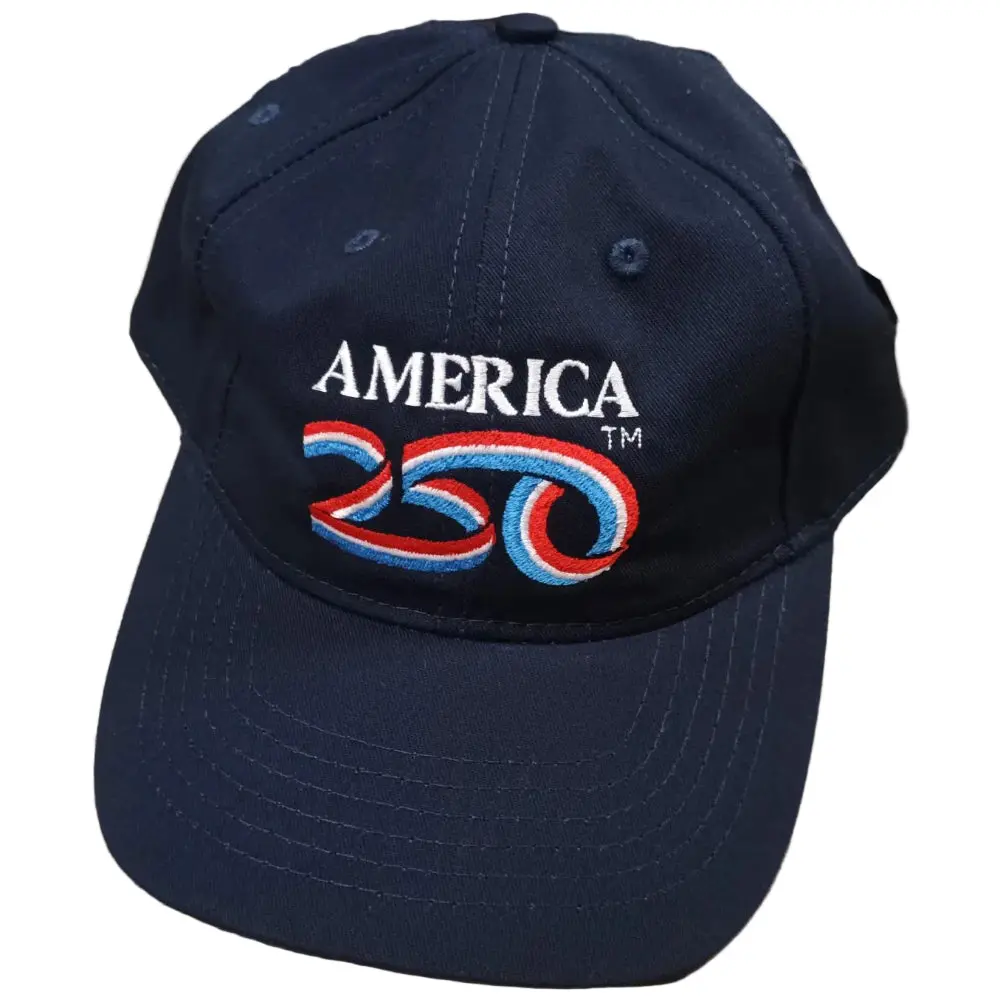 America250 Cotton Twill Embroidered Logo Hats 2