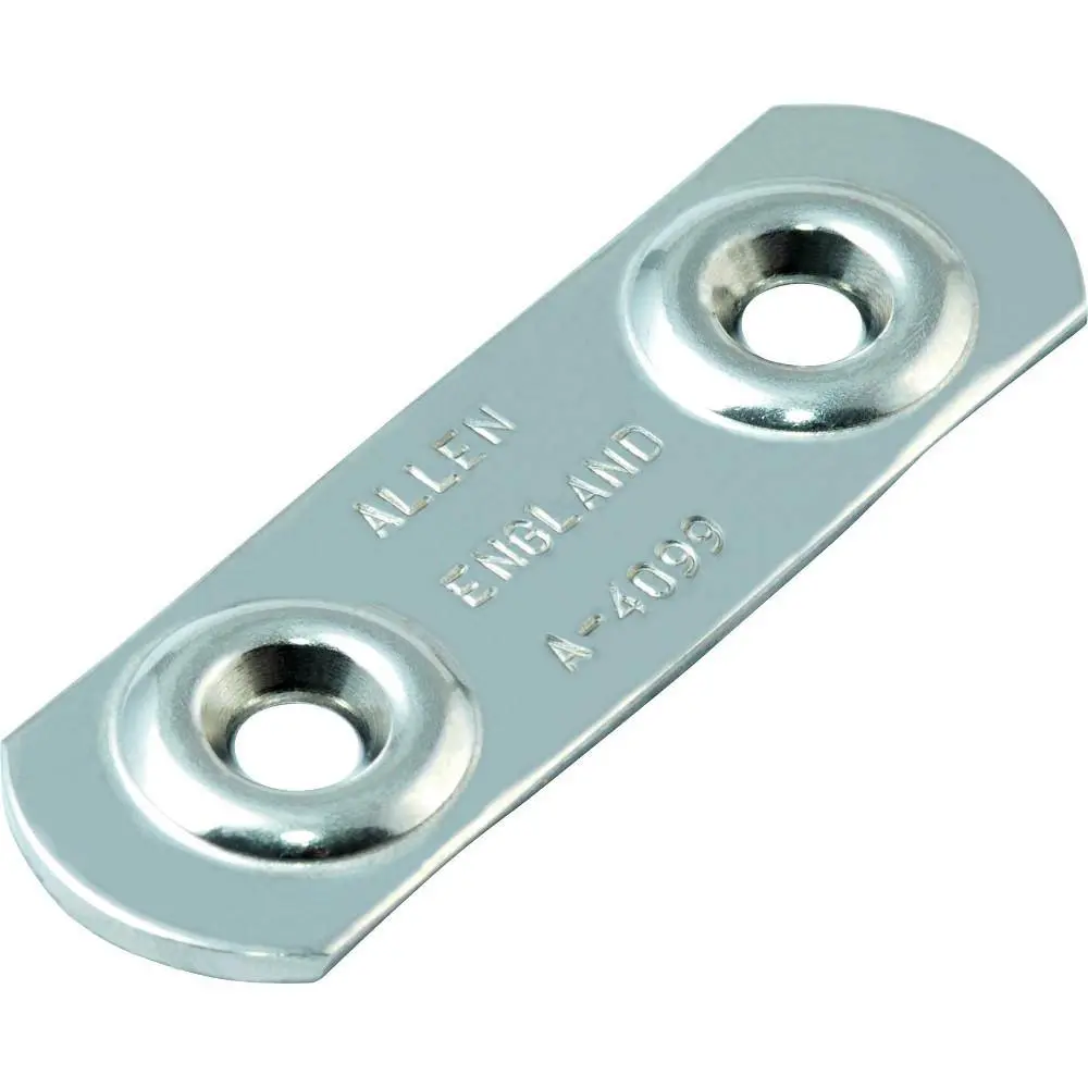 Allen Stainless Steel Toe Strap Plate (2 Pack) 1