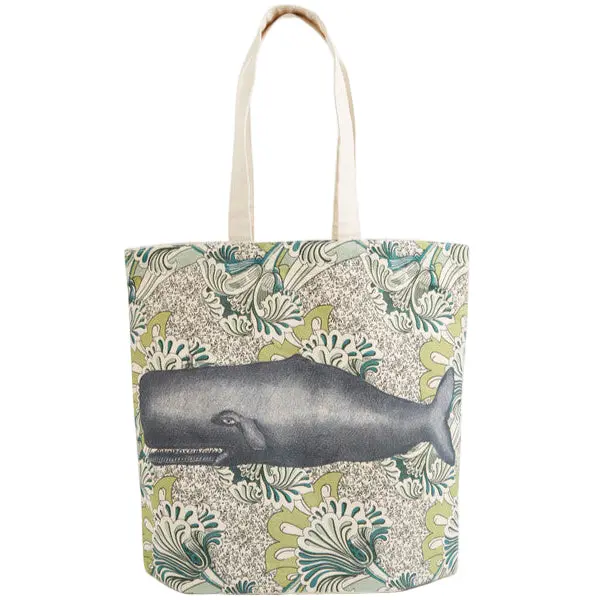 Thomas Paul Cotton Canvas Moby Whale Market Tote - 15" X 17" 1