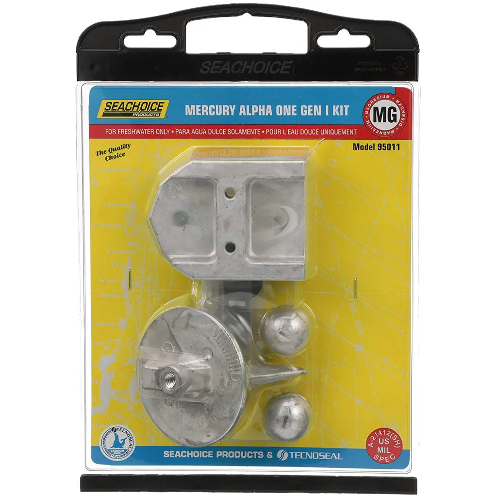 Mercury Alpha One Gen 1 Magnesium Anode Kit 1