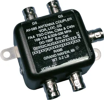 Av-585 Diplexer/Splitter | Vor/Loc/Gs Outputs 1