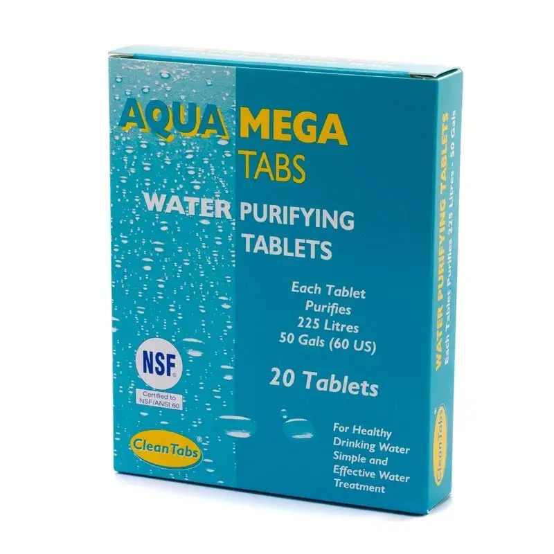 Aqua Clean Mega Tabs - Water Purifying Tablets 1