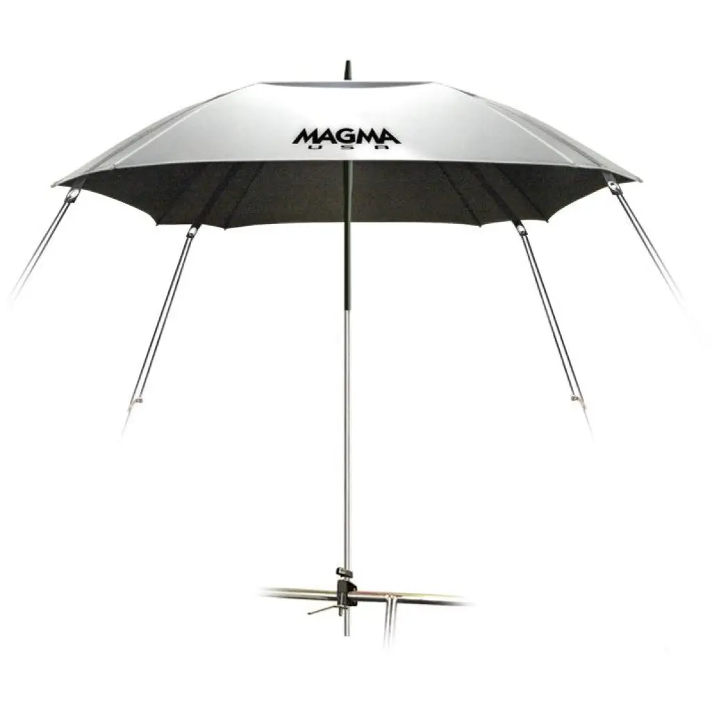 Magma 100% Uv Protected Silver Railmount Umbrella 1