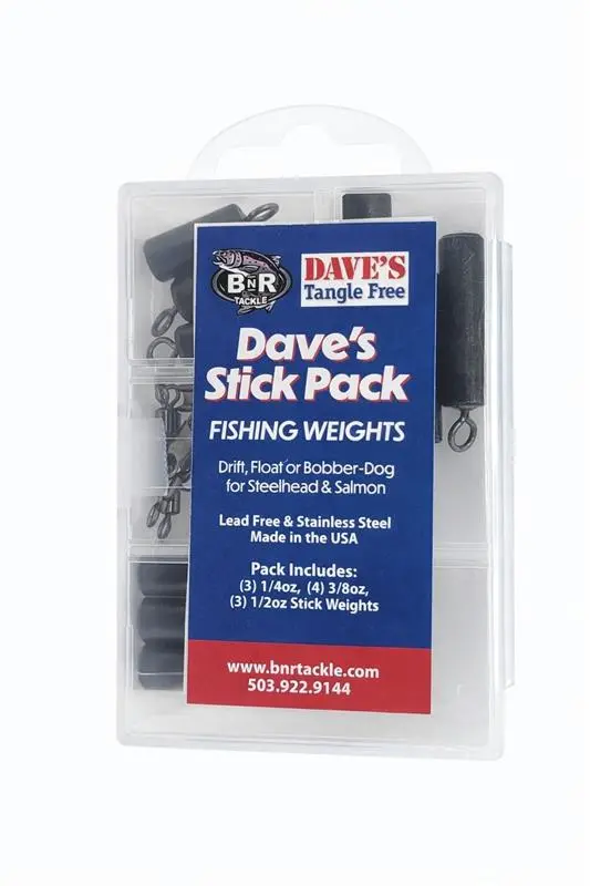 Bnr Dave's Tangle Free Stick Weights Pack 1