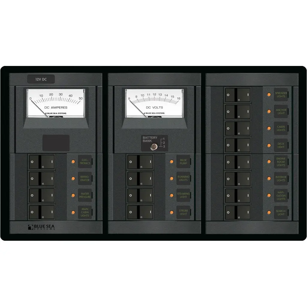 Blue Sea 12V 16 Pos. Dc Panel 1