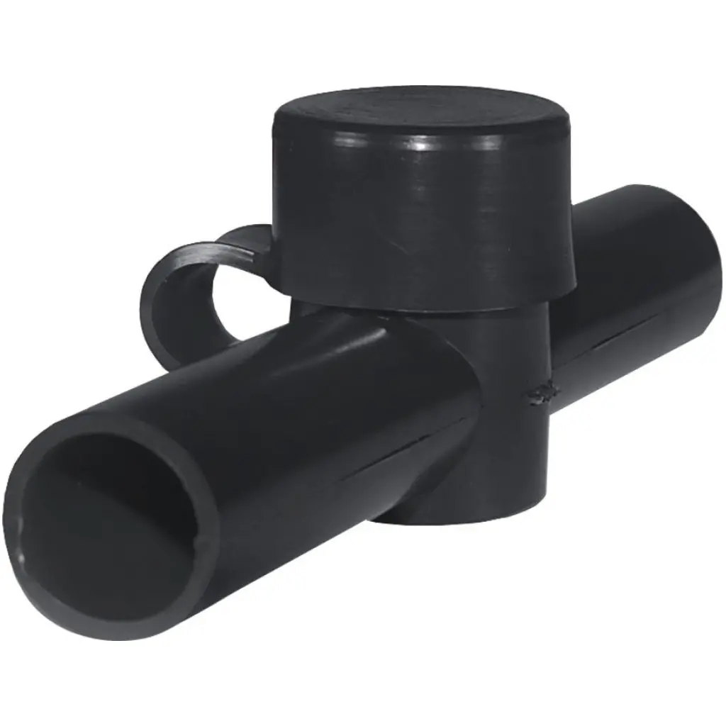 Blue Seas Systems Black Dual Entry Cablecap Stud 1