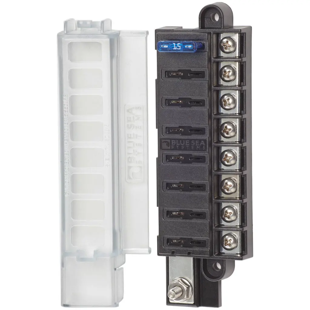 Blue Seas Systems 8 Circuit Compact Fuse Block 1