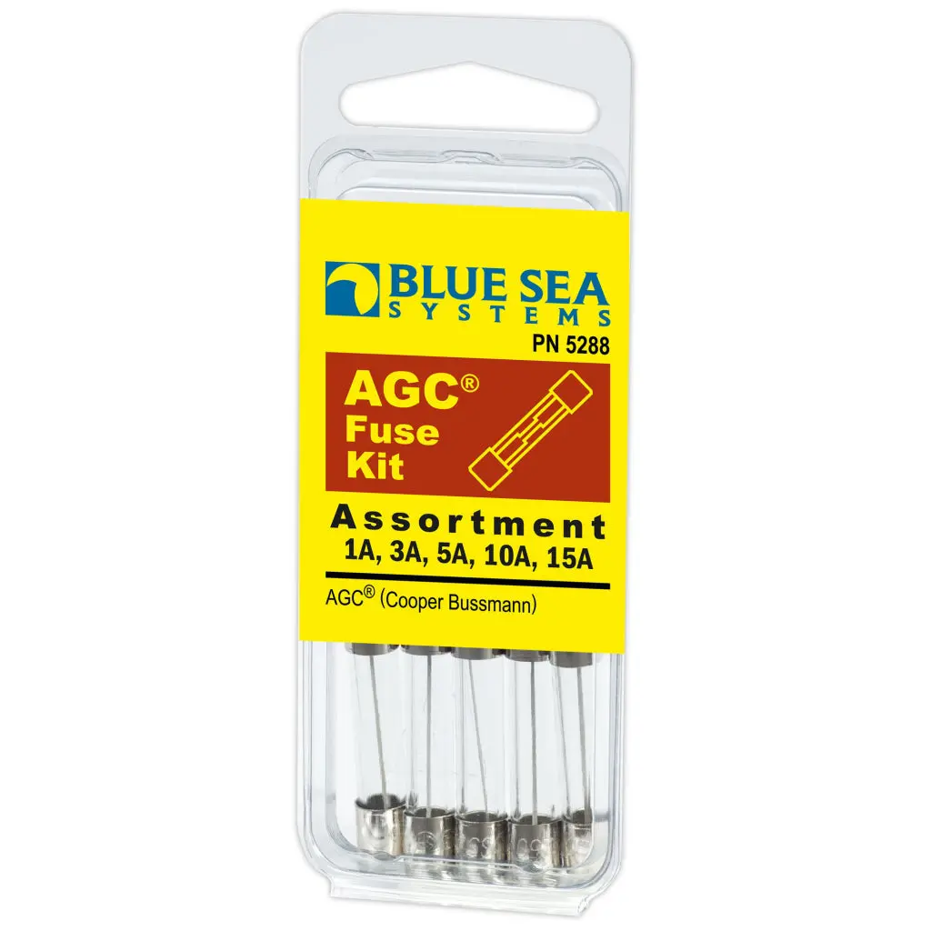 Blue Seas Systems 5 Piece Agc Fuse Kit 1