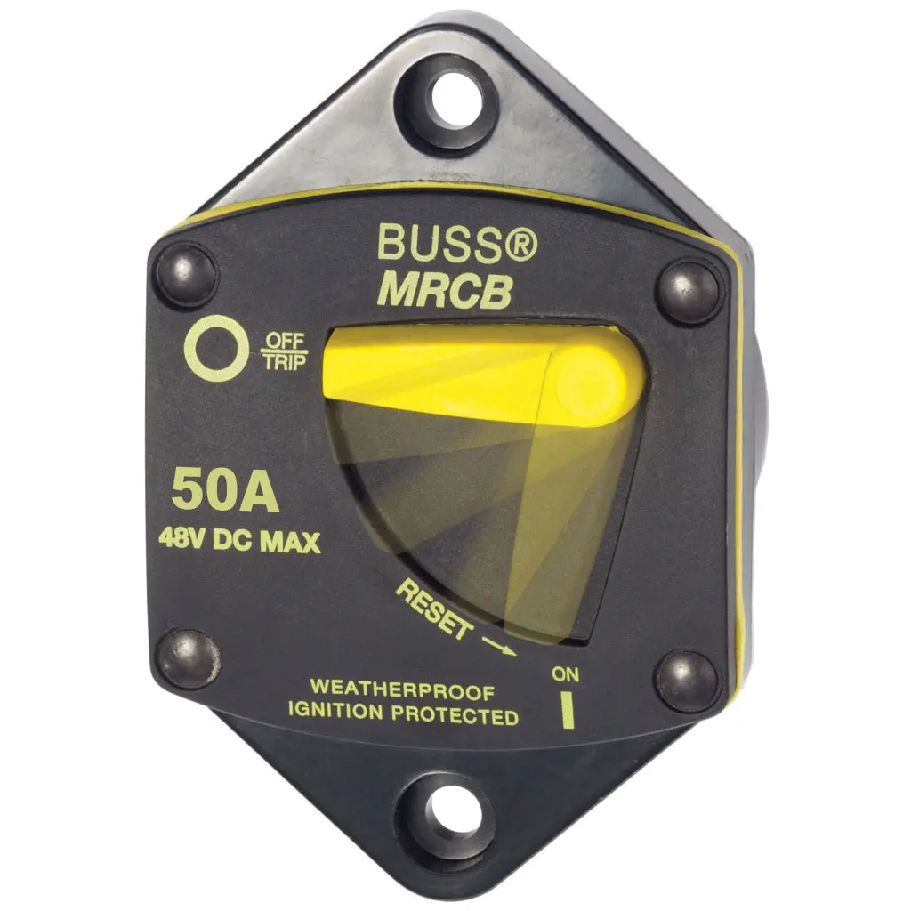 Blue Seas Systems 50A Panel Mount Circuit Breaker 1