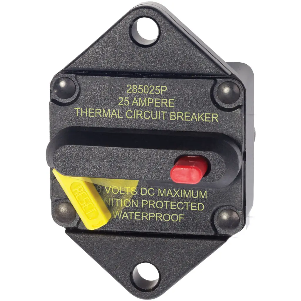 Blue Seas Systems 25A Panel Mount Circuit Breaker 1