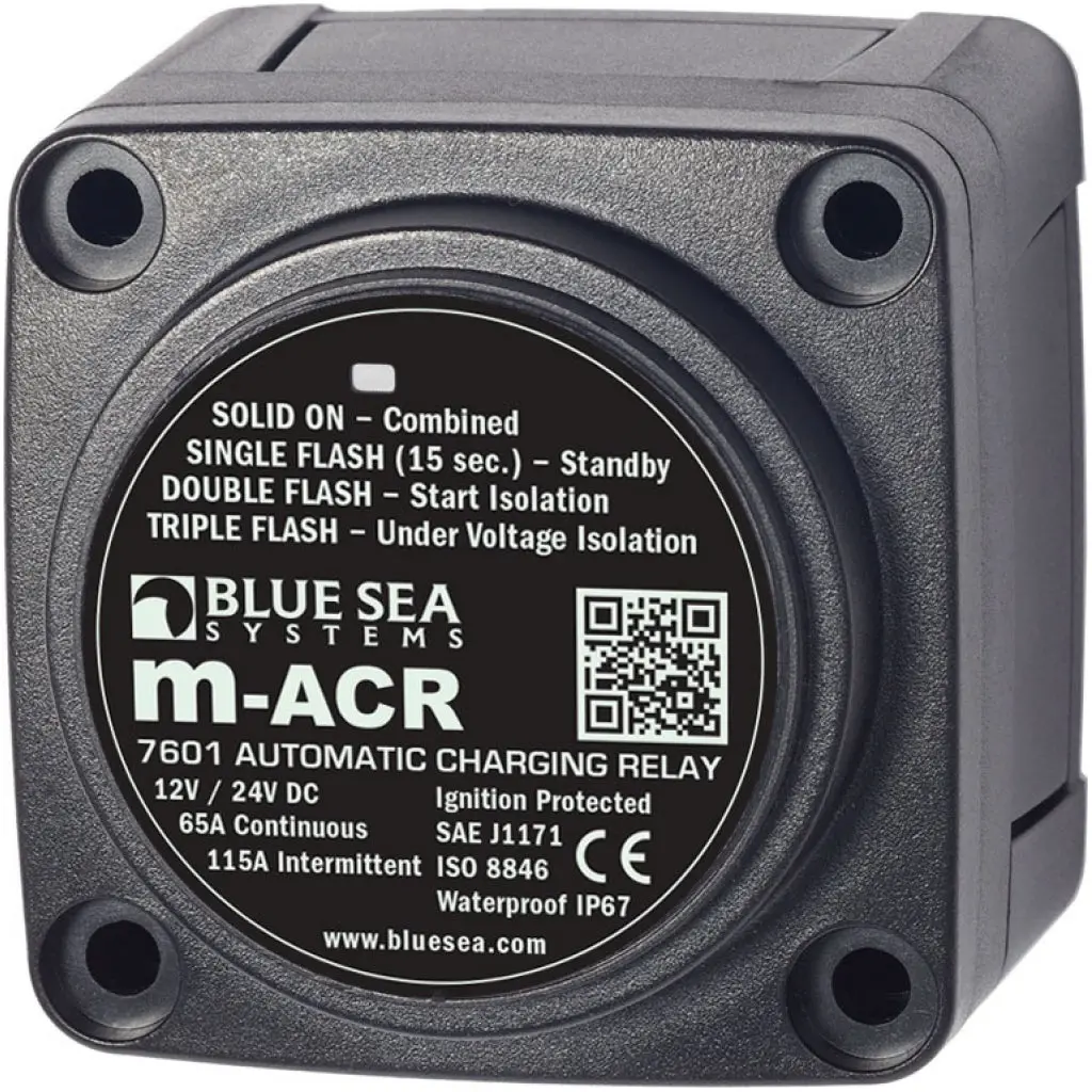 Blue Seas Systems 12/24V Dc 65A Charging Relay 1