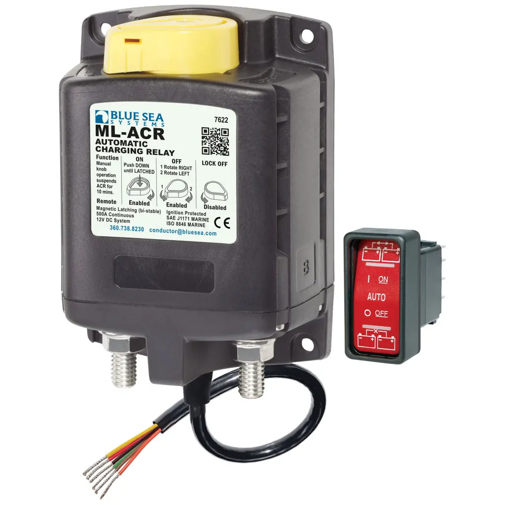 Blue Seas Systems 500 Amp Automatic Charging Relay 1