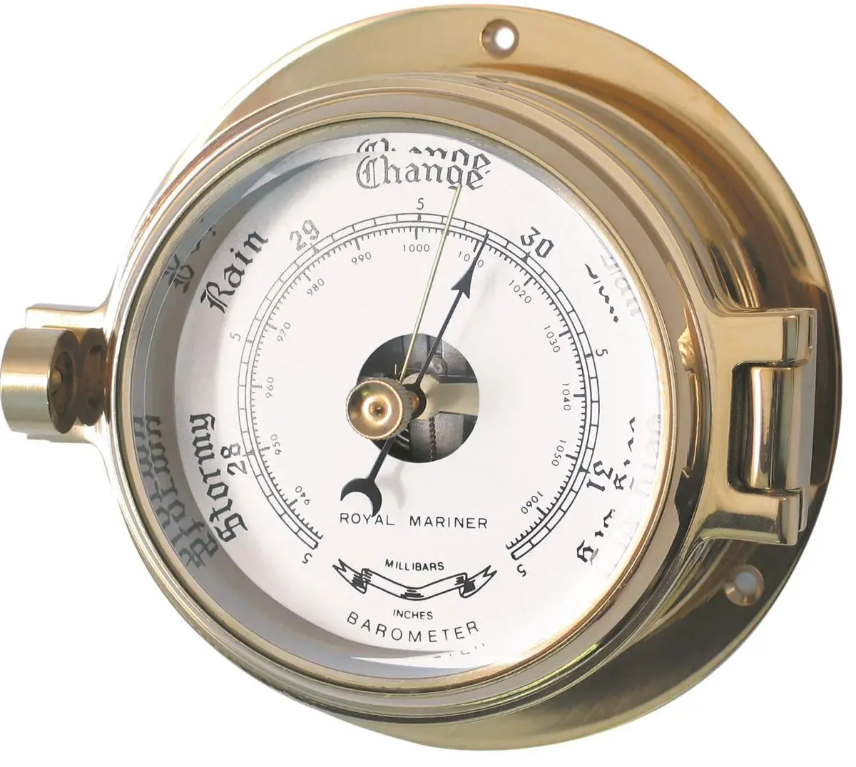Brass Channel Barometer 1