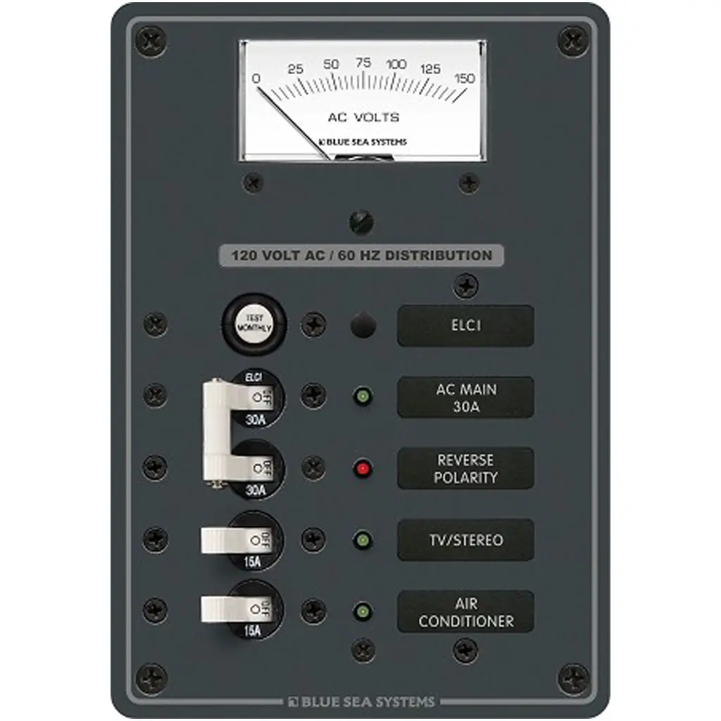 Blue Sea Elci Main 30A Double Pole + 2 Pos 1