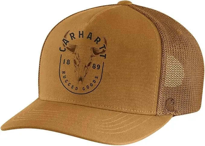 Carhartt Canvas Mesh Back Skull Graphic Cap Men's 1