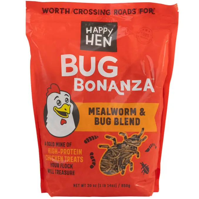 Happy Hen Bug Bonanza Chicken Treats - 30 Oz. & 5 Lb. 1