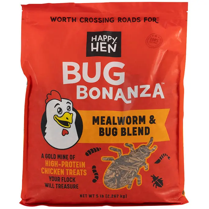 Happy Hen Bug Bonanza Chicken Treats - 30 Oz. & 5 Lb. 2