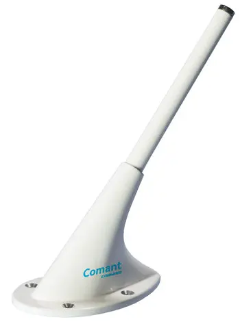 Uhf Antenna/Bnc Female Connector, 450-470 Mhz, 50 Ohms, 30 Watts, 4 Hole Mount, Airspeed 450 Knots 1