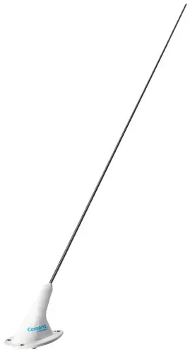 Fm Extended Band Whip Antenna/Bnc Female Connector, 138-174 Mhz And 136-174 Mhz, 50 Ohms, 50 Watts, Airspeed 250 Knots 1