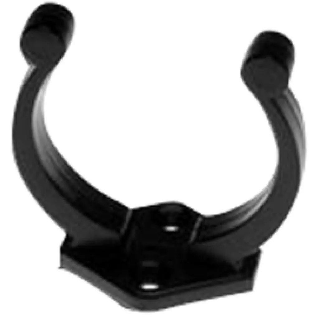 Black Pole Clip 1/4" To 5/16" - Pair 1