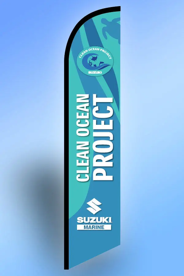 Suzuki Clean Ocean Project Feather Flag 1