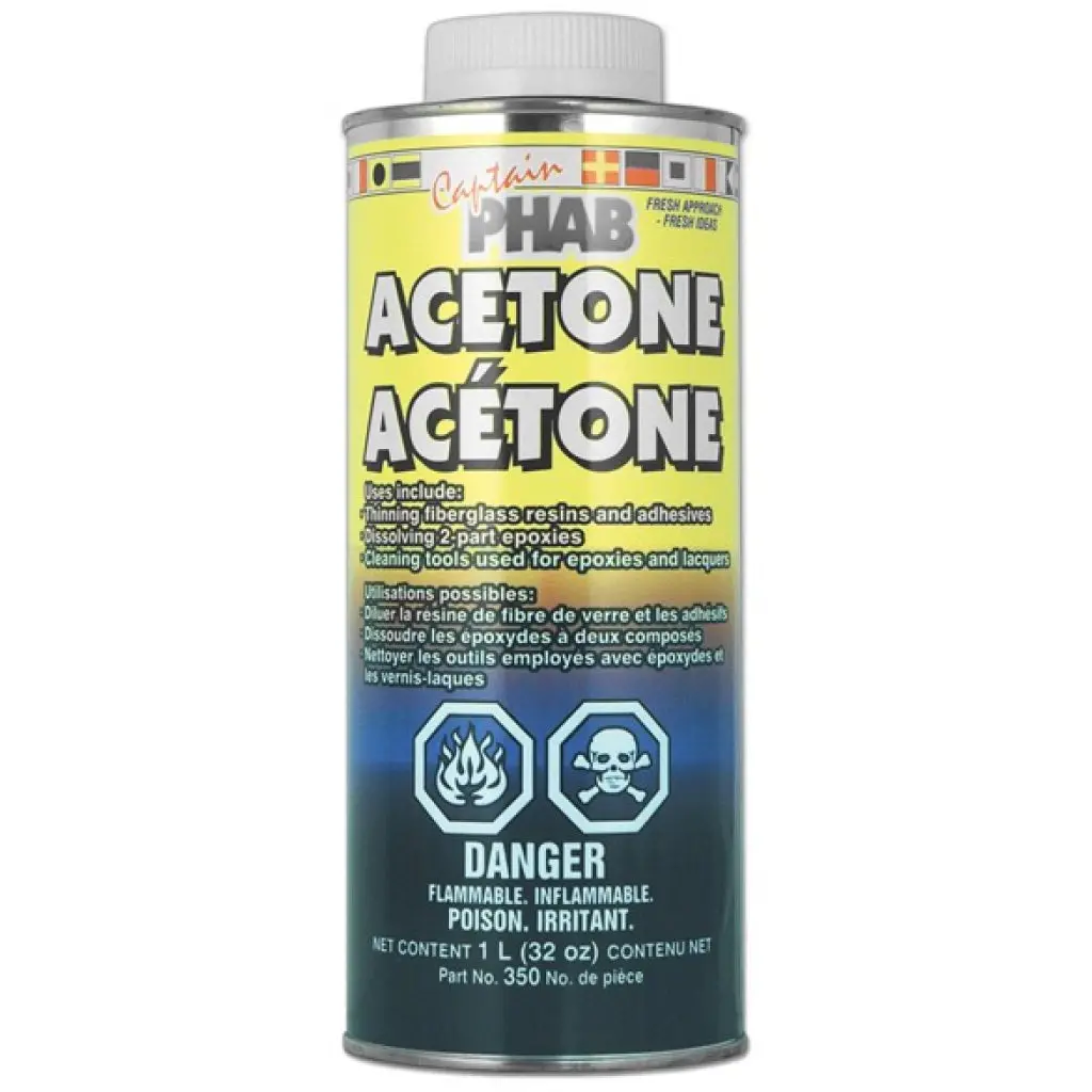 Captain Phab Acetone-1 Litre *Pick-Up Only* 1