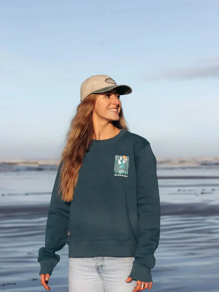 Bleubird Cropped Crew 1