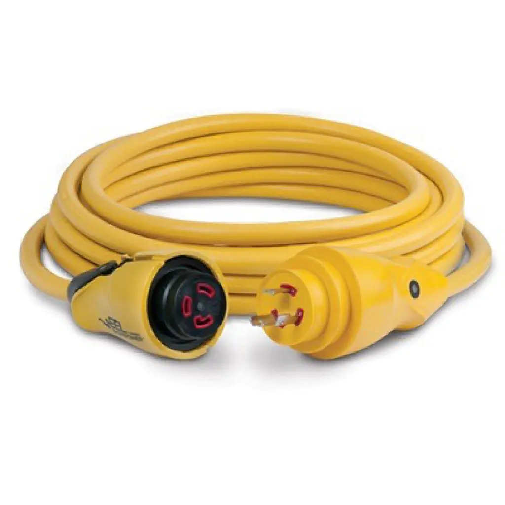 Marinco Eel Shorepower Cordset - 25' 30A - W/Led 1